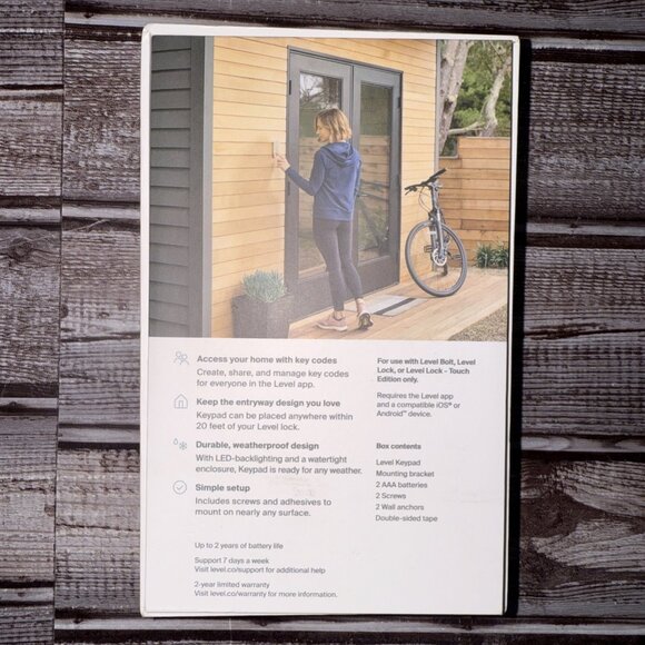 NEW -- Level Smart Keypad Lock Accessory Model K1 C-K11U - Picture 3 of 3